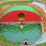 How To Build Underground Swimming Pool Water Slide Around Secret Underground Watermelon House