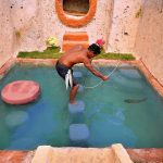 How To Build Underground Temple Swimming Pool, Underground House, Bow and Arrow, Bowfishing