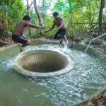 Build Tunnel  Swimming Pool Water Slide To Temple Underground Swimming Pool