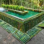 Build The Amazing Bamboo Swimming Pool With Garden On Underground House