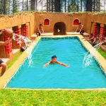 How To Build The Most Amazing Swimming Pool Water Slide Around Underground House