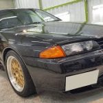 BNR32　傷除去・白ボケ改善　黒い車の磨き　GT-Rのコーティング