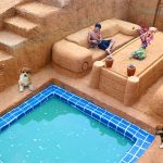 Building The Most Creative Underground House with Living room, Large Bedroom And Large Swimming Pool