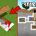 BUILDING A SECRET UNDERGROUND HOUSE In Minecraft