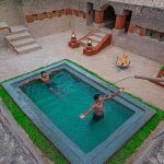 Amazing Techniques Building Secret Underground House and Swimming Pool With Bare Hands