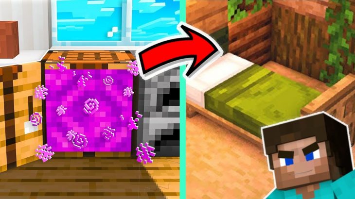 MADE A SECRET UNDERGROUND HOUSE WITH TIKTOK MINECRAFT HACKS | ANDREOBEE