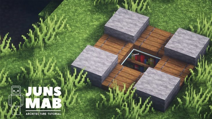 Minecraft Easy : 3×3 House Tutorial ｜How to Build a UnderGround House (#132)