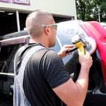 【テロッテロに仕上げます(*^^)v磨き&コーティング】田舎の車屋からお届けするプロ磨きコーティングです(*^▽^*)エクストレイルのご依頼いただきました。