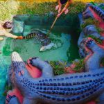 Build Underground House And Underground Swimming Pool For Crocodile