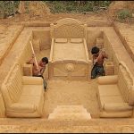 Building The Most Creative Underground House With Decoration Private Living Room
