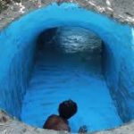 Piscina Natural – Primitive skills – how to build secret underground pool – primitive survival