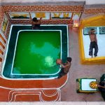 Build The Most Amazing Temple Underground House and Simple Underground Swimming Pools