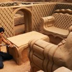 Building The Most Perfect Underground House With Private Livingroom
