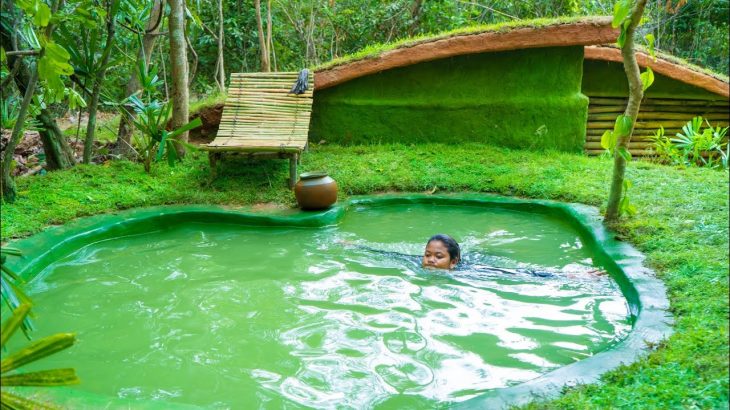 [Full Video] Build The Most Beautiful Underground House Villa with Mini Swimming Pool