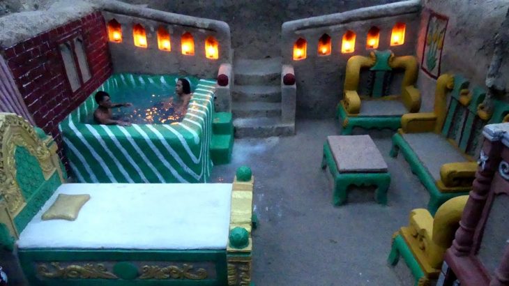 [Full Video] Build The Most Beautiful Underground House Villa with The Most Lovely King Beds