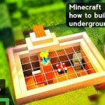 Minecraft simple underground house || how to build tutorial