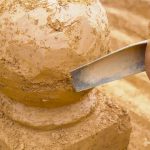 Primitive Survival! Build Swiming Pool Water Slide Around The Secret Temple Underground