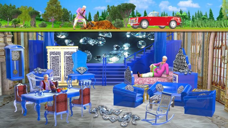 भूमिगत हीरा घर Underground Diamond House Hindi Kahaniya Comedy video कहनिया Hindi kahani new story