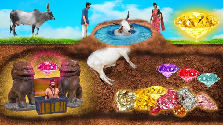 भूमिगत हीरा कुआँ Underground Diamond Well Comedy Video  Hindi Kahaniya  | Hindi Stories 3d animated