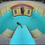 Building Secrete Underground House & Water Slide To Underground Swimming pool