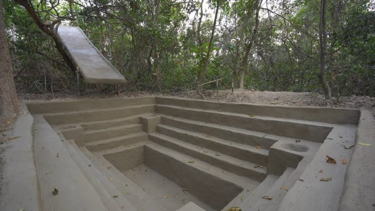 Como construir a piscina de um templo antigo com habilidades antigas