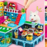 DIY Miniature #179 ❤️ How To Build Amazing Cardboard Underground House with Aquarium ( Room decor )