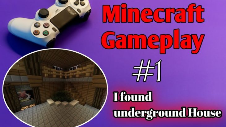 I found underground House in Minecraft ll must watch ll #minecraft #underground