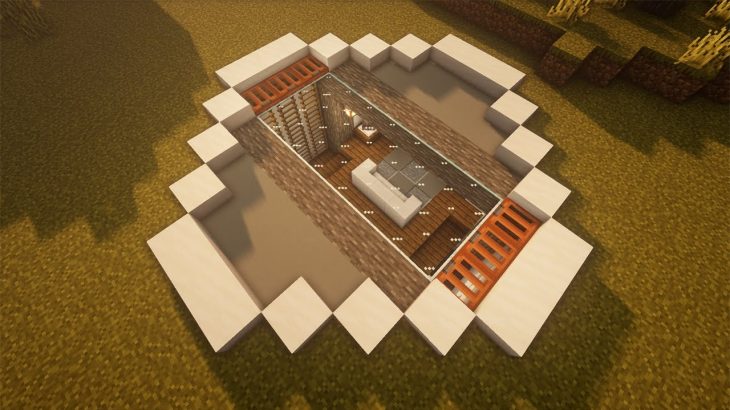 Minecraft | How to build a modern underground house tutorial (#1)