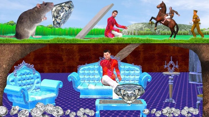 भूमिगत हीरा घर Underground Diamond House Hindi Kahaniya Comedy Video हिंदी काहनिया Hindi Stories