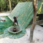 Build The Amazing Bamboo Swimming Pool On The Secret Underground House