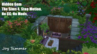 Hidden Gem. Underwater/Underground House. The Sims 4. Speed Build/Stop Motion. No Cc. No Mods.