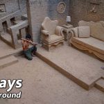 How To Build Temple Secret Underground House With Temple Swimming Pool Underground