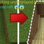 I made a secret underground house in Minecraft