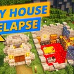 Minecraft Underground House: Timelapse