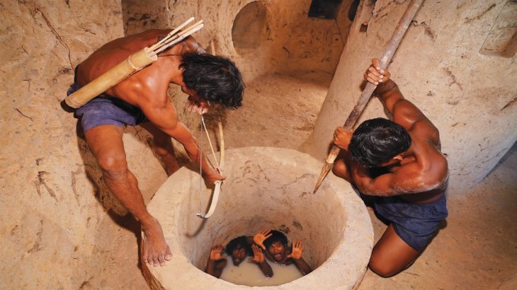 Build The Most Secret Hidden Underground Tunnel To Hidden Enemy