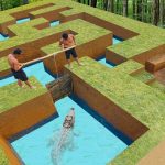 Build Underground Water Maze Crocodile To The Secret Underground House And Swimming Pool