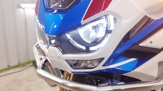CRF1100L Africa Twin　傷除去　セラミックコーティング　新車
