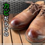 ［靴磨き］カビだらけの革靴をフルメンテ（Clarks）