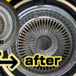 【簡単】ワイヤーホイール洗浄&錆落とし検証  安価なDIY重曹ブラストで簡単サビ取り磨き♬アメ車:ローライダー