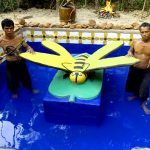 [ Full Video ] Amazing Handmade Underground Swimming Pool With  Bee King In The Jungle
