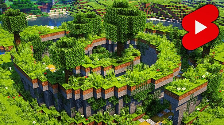 Hidden Underground House in Spiral: Minecraft Timelapse