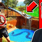 Kids Build an AMAZING Primitive MILLIONAIRE House !