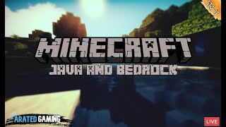 ?MINECRAFT JAVA LIVE HINDI PLAYING WITH SUBSCRIBERS | MAKEING UNDERGROUND HOUSE | ARATED GAMING