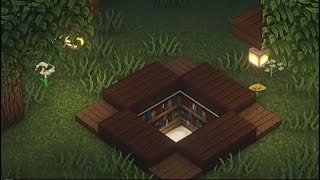 Mincraft easy:4x4house tutorial | How to build a underground house