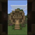 Minecraft Underground House Tutorial Minecraft House Speedbuild #Shorts