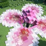 Minecraft tutorial #18 | How To Build a Pink Cherry Blossom Underground House