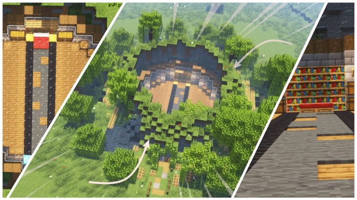 Underground House With Terraforming #Shorts