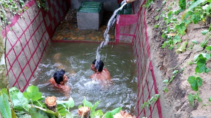 We Spent 25 Days Build Underground House With Underground Swimming Pool In Forest