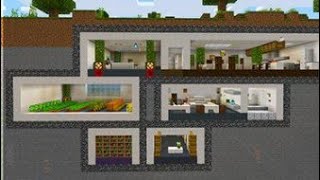 secret underground house by gaming master.mcpe addon
