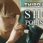 革靴を磨きました。【手入れ】